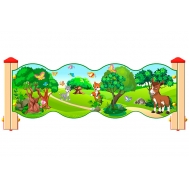 Ограждение детской площадки ZION Лесной мир У1 (ОГД056)