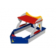 Детская песочница-макет ZION Кораблик (П011)