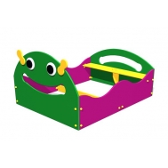 Детская песочница ZION Гусеничка (П055)