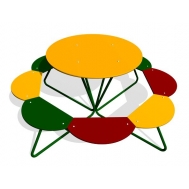 Столик детский ZION Солнышко (СП015)