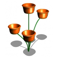 Цветочница парковая ZION ЦВ-3 (СП021)
