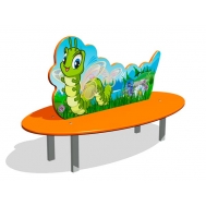 Скамейка детская ZION Гусеница (СП066)