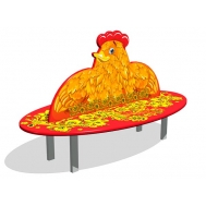 Скамейка детская ZION Курочка Ряба (СП088)