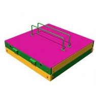 Детская песочница с откидной крышкой ZION (П056)