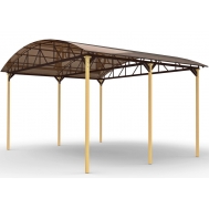 Уличные навесы для спортивных тренажеров (4, 6, 8 м) H1