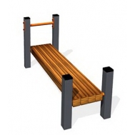 Скамья для пресса ZION горизонтальная ВБ-200Б (ВБ017)