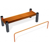 Скамья для пресса ZION с упором ВБ-200Б (ВБ018)