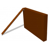 Забор с наклонной доской ZION (УО003)