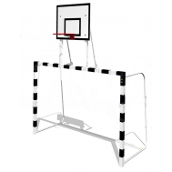 Ворота ZION для мини-футбола с баскетбольным щитом (СЭ279)