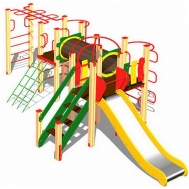 Детский игровой комплекс ZION Белый медведь (КД082)