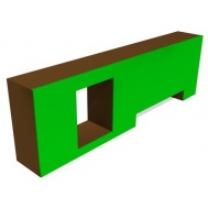 Стенка с двумя проломами (УО006)