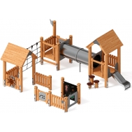 Игровой комплекс (лиственница) ДИК 1.24.02-Л