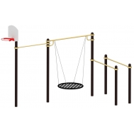 Спортивный комплекс 152 с качелями YSK152