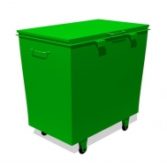 Контейнер ZION ТБО БК-0,8 (ТС169), фото 1