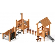 Игровой комплекс (лиственница) ДИК 1.24.04-Л