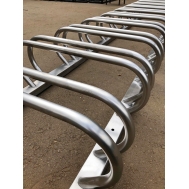 Велопарковка VP73A Треугольник, нержавеющая сталь