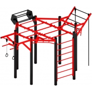 Многофункциональный спортивный комплекс (красный) МК 100.01-01