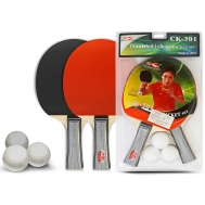 Набор DOUBLE FISH СК-301: 2 ракетки, 3 мяча