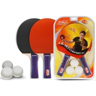 Набор для настольного тенниса DOUBLE FISH СК-303: 2 ракетки, 3 мяча