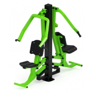 Тренажер уличный ЖИМ ОТ ГРУДИ ДВОЙНОЙ СТ 030-11, фото 1