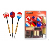 Набор дротиков и запасных частей (6 барелей, 18 хвостовиков, 18 оперений, 8 протектеров) 24 GM