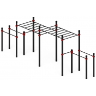 Уличный атлетический комплекс ВОРКАУТ 26 (108) низкий