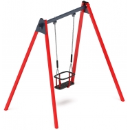 Качели М1 металл  ИО 11.М.04.03-01 (красный)