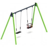 Качели М2 металл ИО 12.М.03.04.03-02 (зеленый)