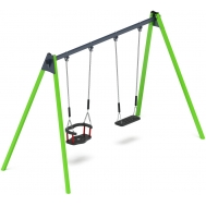 Качели М2 двойные ИО 12.М.01.03.03-02 (зеленый)