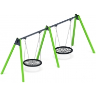 Качели-гнездо М2 двойные ИО 12.М.05.05.01-02 (зеленый)