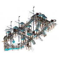 БАРКЕНТИНА детский игровой комплекс ДИК 2.03.3.06-22 (Н=1200, Н=1500, Н=2000)