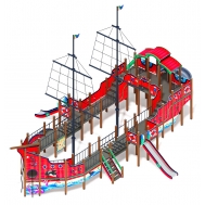 ФЛАГМАН детский игровой комплекс ДИК 2.03.3.03-10 (H=1200, H=1500, H=2000), фото 1