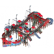 БАРКЕНТИНА детский игровой комплекс ДИК 2.03.3.06-10 (Н=1200, Н=1500, Н=2000)