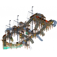 БАРКЕНТИНА детский игровой комплекс ДИК 2.03.3.06-11 (Н=1200 Н=1500 Н=2000)