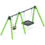 Качели М2 двойные ИО 12.М.06.01.01-02 (зеленый)