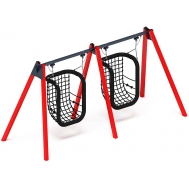 Качели М2 двойные ИО 12.М.08.08.01-01 (красный)