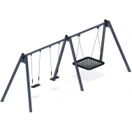 Качели М3 тройные ИО 13.М.06.03.03.01 (графит)