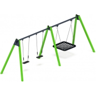 Качели М3 тройные ИО 13.М.06.03.03.01-02 (зеленые)
