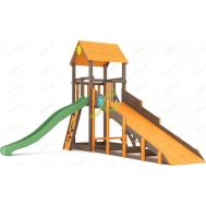 Всесезонная площадка IgraGrad С Tower со скалодромом SF2