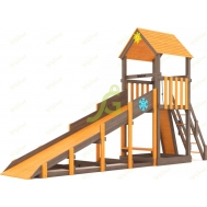 Всесезонная площадка IgraGrad С Tower со скалодромом SF1