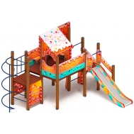ТЕРЕМОК детский игровой комплекс ДИК 2.07.01-02 (H=1200)