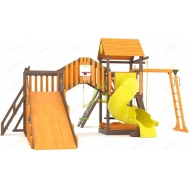 Всесезонная площадка IgraGrad С Мостик 2 с трубой SF