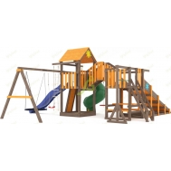 Всесезонная площадка IgraGrad С Мостик 1 с трубой SF1