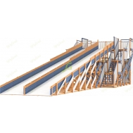 Зимняя горка IgraGrad Snow Fox, скат 18 м мод.2