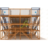 Зимняя горка IgraGrad Snow Fox, скат 18 м мод.3