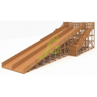 Зимняя горка IgraGrad Snow Fox, скат 18 м мод.1