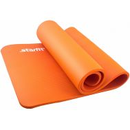 Коврик для йоги FM-301, NBR, 183x58x1,5 см, оранжевый, фото 1