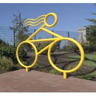 Велопарковка Велосипедистка, фото 1