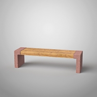 Скамья бетонная С-31