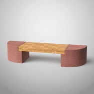 Скамья бетонная С-71